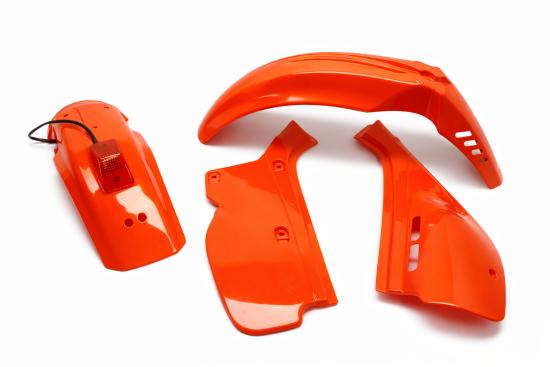 Verkleidungssatz Plastiksatz plastic kit passt an Honda Xr 600 R 88-02 rot