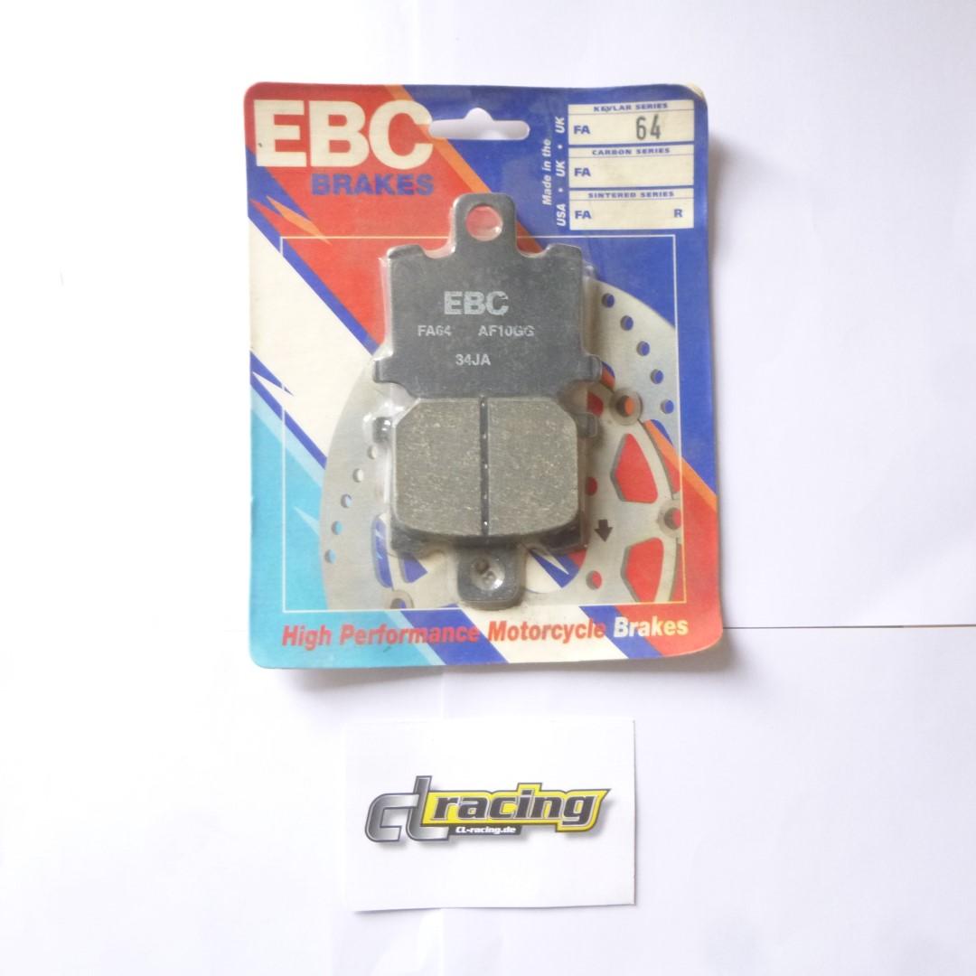 Bremsbelge FA64 brake Bremssteine pads passt an Yamaha Rd 250 350 Lc 1980