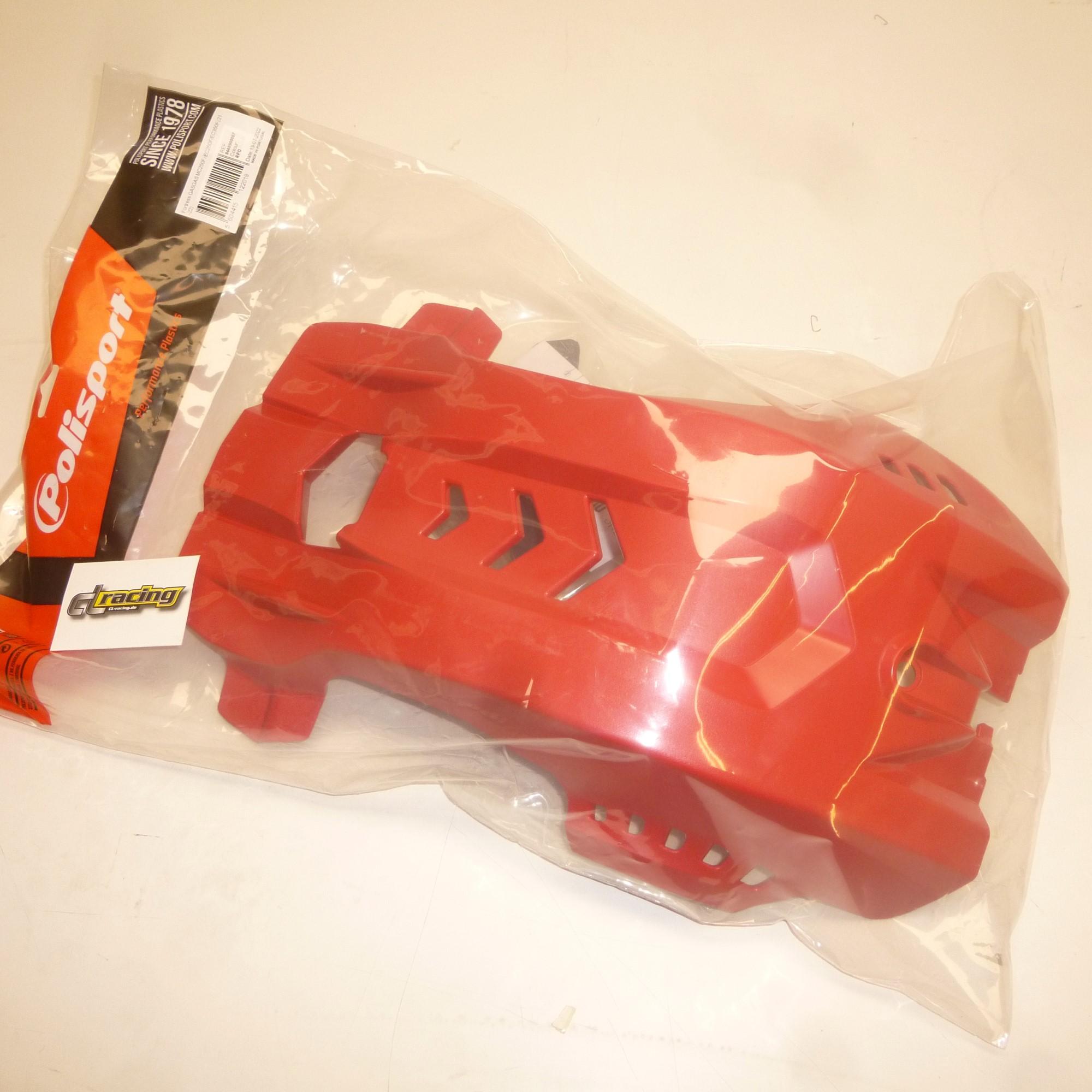 Motorschutzplatte Unterfahrschutz skid plate passt an GasGas Ec-f Mc-f Excf rot