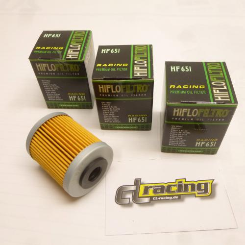 3x Hiflo HF651 lfilter oilfilter passt an GasGas passt an Ktm Svartpilen 701