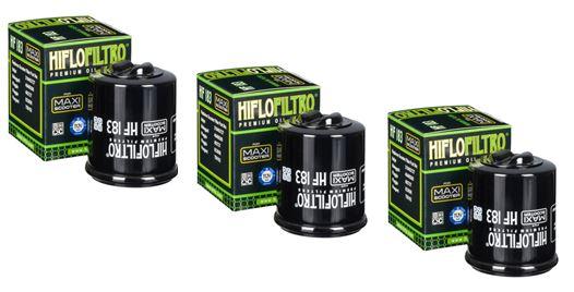 3x Hiflo HF183 lfilter oilfilter passt an Vespa passt an Aprilia Arrecife Sonar