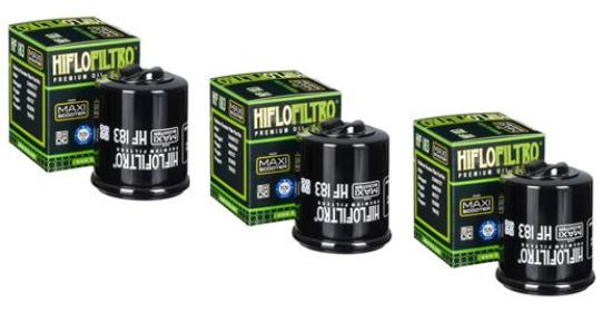 3x Hiflo HF183 lfilter oilfilter passt an Vespa passt an Aprilia Arrecife Sonar
