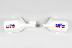 Handprotektoren Handschtzer universal Classic Vintage Enduro handguards wei