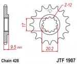 Ritzel 14 Zhne sprocket passt an Husqvarna Tc 85 14-17 passt an Ktm Sx 85 03-17