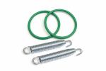 2x Auspufffeder Kr�mmerfeder 2x O-Ring muffler exhaust spring passt an Ktm Exc