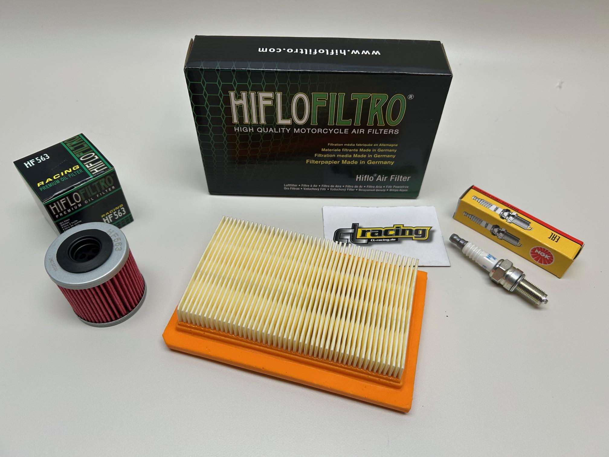 Wartungssatz Wartungskit �lfilterset Z�ndkerze passt an Aprilia Rs 125 14-21