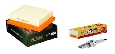 Wartungssatz Luftfilter Zndkerze spark plug passt an Honda Xr 125 L 03-08