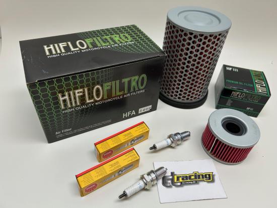 Wartungssatz �lfilterset Z�ndkerze oilfilter spark passt an Honda Cx 500 77-86