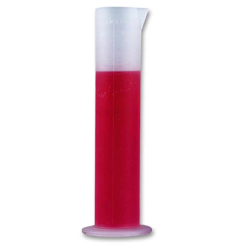 Messbecher lbehlter 250 ml oil bottle Universal Motorrad Enduro Mx Cross wei