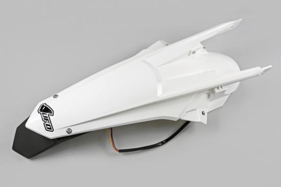 Schutzblech mit Rcklicht rear fender passt an Ktm Exc 125-300 Exc-f 17-19 wei