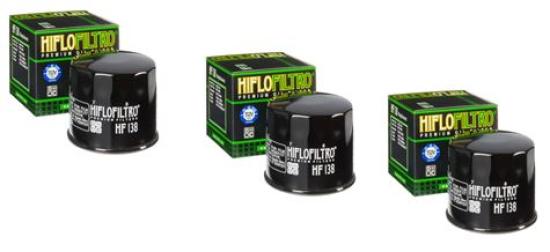 3x Hiflo HF138 �lfilter oilfilter passt an Suzuki Gsf Dl Gsr passt an Aprilia Rs Klv