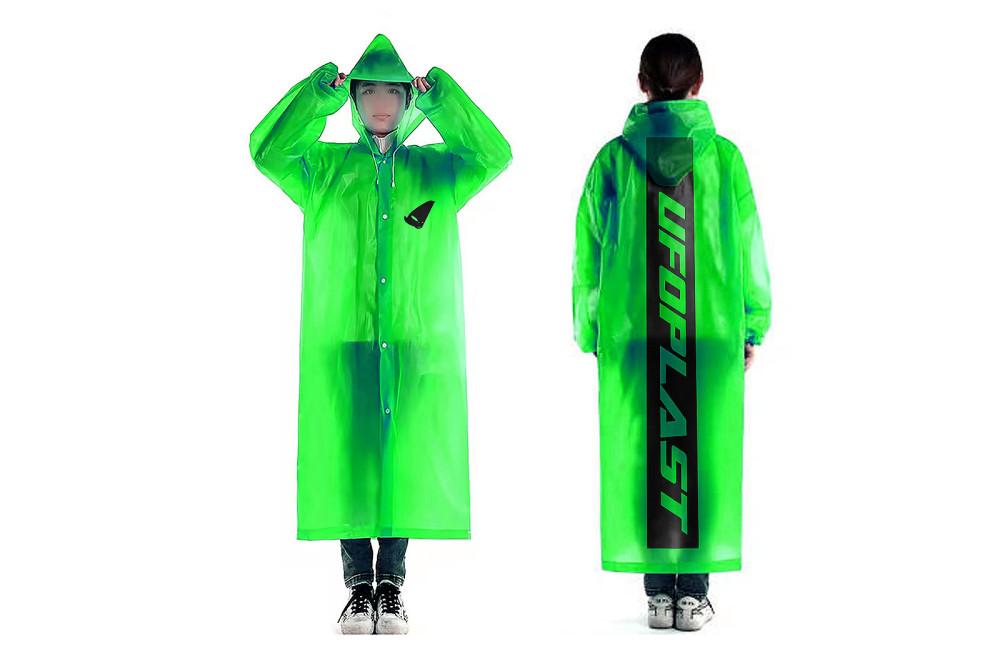 Regenmantel universal Regenjacke raincoat rain jacket Enduro Cross Mx Mtb grn 