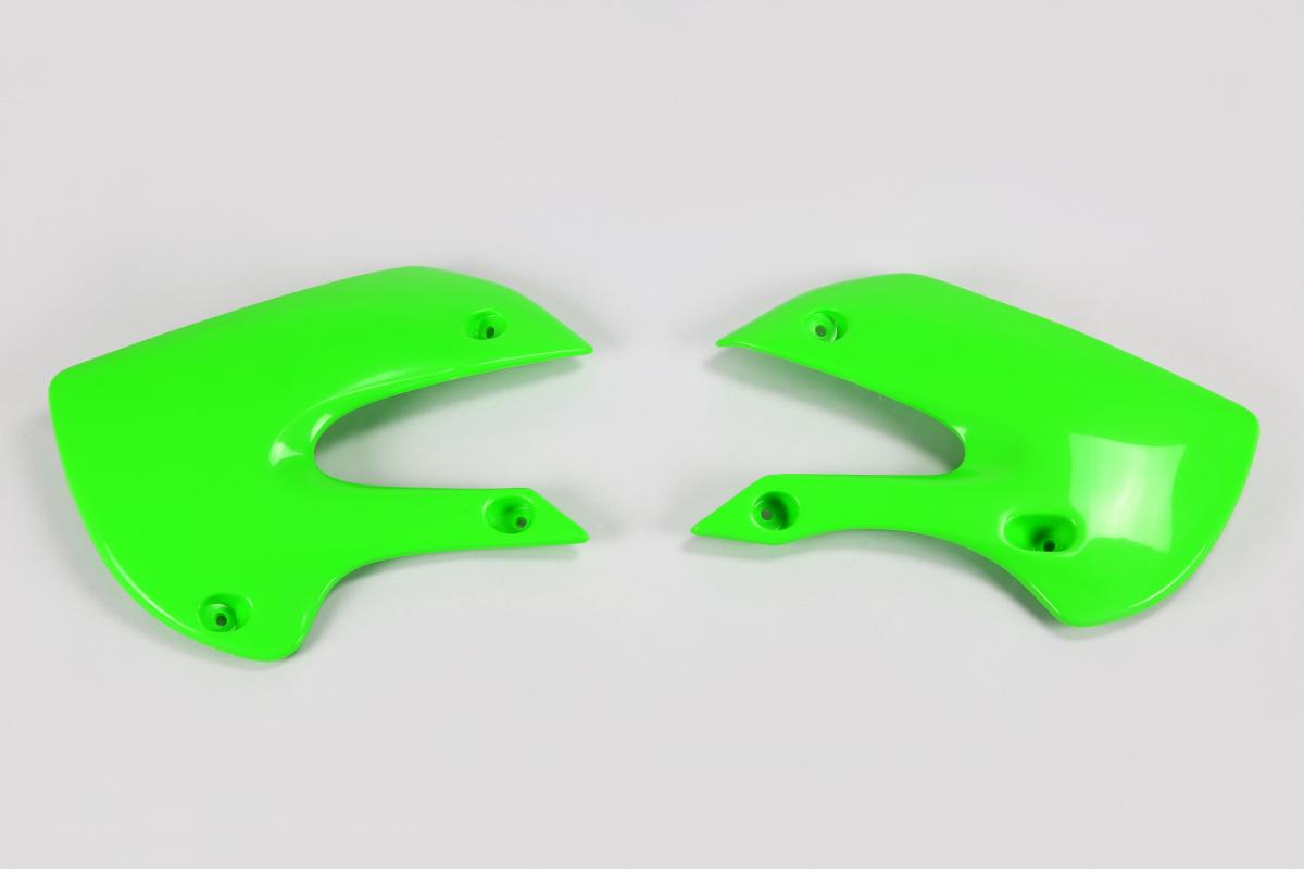 Khlerverkleidung Tankspoiler radiator scoops passt an Kawasaki Kx 65 01-23 grn
