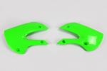 Kühlerverkleidung Tankspoiler radiator scoops passt an Kawasaki Kx 65 01-23 grün Kühlerverkleidung Tankspoiler radiator scoops passt an Kawasaki Kx 65 01-23 grün
