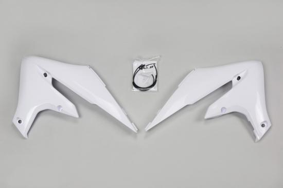 Tankverkleidung Khlerspoiler radiator scoops passt an Yamaha Yzf 250 19-23 wei