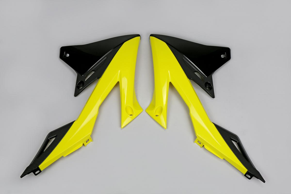 Tankverkleidung Khlerabdeckung scoops passt an Suzuki Rmz 250 19-23 450 gelb-sw