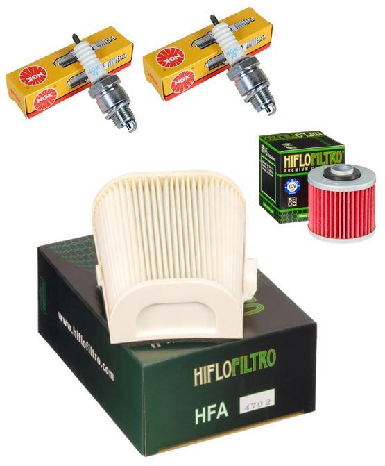 Wartungssatz lftilterset Zndkerze spark splug passt an Yamaha Xv 750 1000 1100