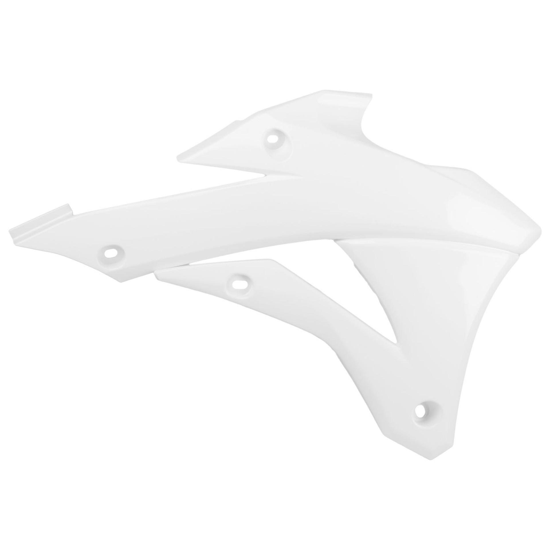 Khlerverkleidung Tankspoiler radiator scoops passt an Kawasaki Kx 85 14-21 wei