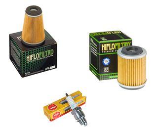 Wartungssatz �lfilterset Z�ndkerze spark splug passt an Yamaha Vp 125 08-16 Yp