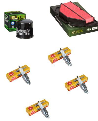 Wartungssatz lftilterset Zndkerzen spark splug passt an Suzuki Gsr 600 06-11