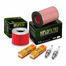 Wartungssatz �lfilterset Z�ndkerze spark splug passt an Honda Cx 500 C E 77-86