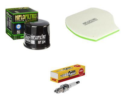 Wartungssatz �lfilterset Z�ndkerze spark splug passt an Yamaha Yfm 700 Grizzly