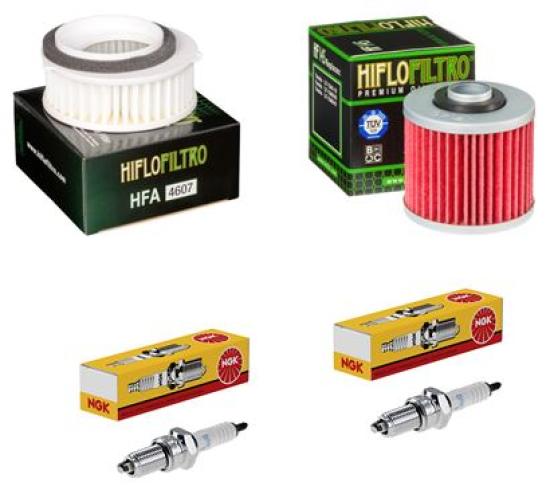 Wartungssatz lftilterset Zndkerzen spark splug passt an Yamaha Xvs 650 97-07