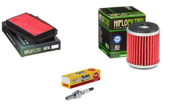 Wartungssatz �lfilterset Z�ndkerze spark splug passt an Yamaha Mt 125 14-19