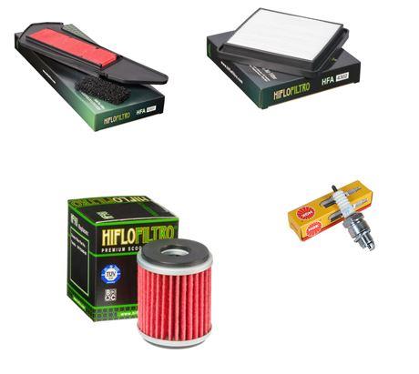 Wartungssatz �lfilterset Z�ndkerze spark splug passt an Yamaha Czd 300 A Mw