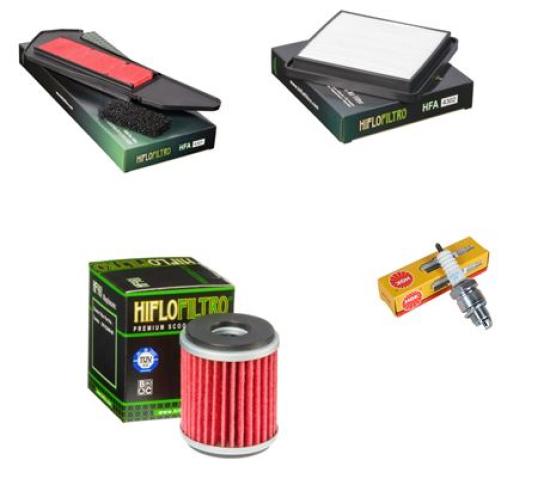 Wartungssatz �lfilterset Z�ndkerze spark splug passt an Yamaha Czd 300 A Mw