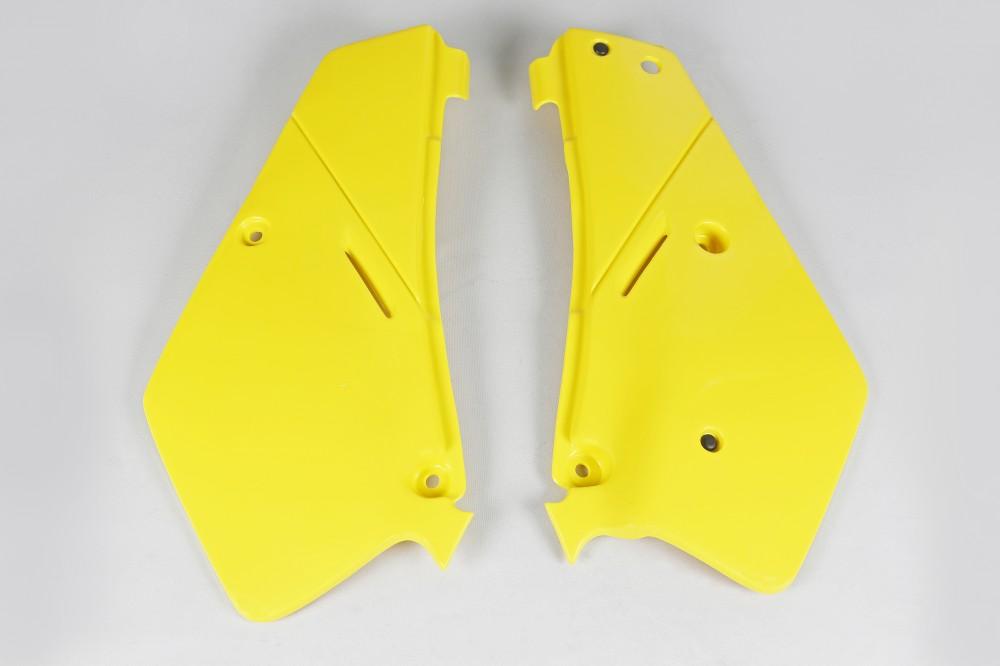 Seitenverkleidung Abdeckung side panels passt an Suzuki Rm 80 86-99 gelb 2. Wahl