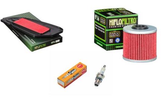 Wartungssatz lftilterset Zndkerze spark splug passt an Kawasaki J 300 14-20