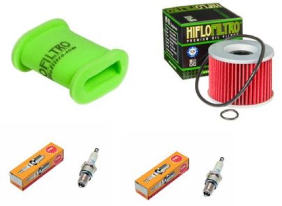 Wartungssatz �lfilterset Z�ndkerze spark splug passt an Kawasaki El 250 88-03