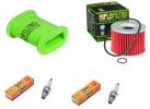 Wartungssatz �lfilterset Z�ndkerze spark splug passt an Kawasaki El 250 88-03