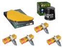 Wartungssatz �lfilterset Z�ndkerzen spark splug passt an Kawasaki Zx-6R 95-97