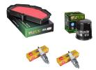 Wartungssatz �lfilterset Z�ndkerzen spark splug passt an Kawasaki Kle 650 15-22