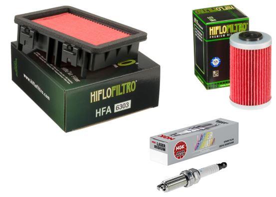 Wartungssatz �lfilterset Z�ndkerze spark splug passt an Ktm Duke 125 390 17-21