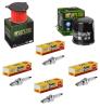 Wartungssatz �lfilterset Z�ndkerzen spark splug passt an Honda Xl 600 87-00 Xrv