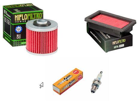 Wartungssatz �lfilterset Z�ndkerze spark splug passt an Yamaha Xt 660 R X 04-14