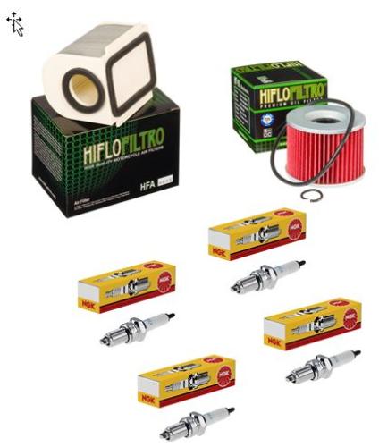 Wartungssatz �lfilterset Z�ndkerzen spark splug passt an Yamaha Xjr 1200 95-98