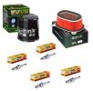 Wartungssatz �lfilterset Z�ndkerzen spark splug passt an Honda Xrv 750 93-03