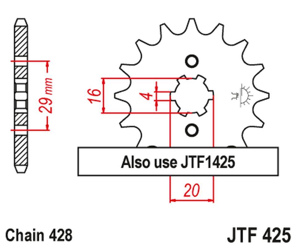 Ritzel 16 Zhne sprocket passt an Suzuki Rg 125 F Fu Gamma 92-96