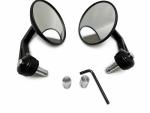 Lenkerendenspiegel Spiegelpaar mirror pair f�r Motorrad Moped universal