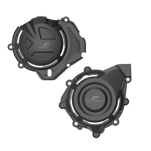 Zndungsdeckelschutz Kupplungsdeckelschutz clutch passt an CF Moto 450 Mt 24-25 sw