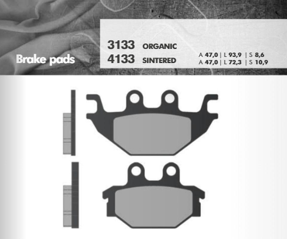 Bremsbelge BR3133 brake pads passt an Kymco passt an Yamaha passt an Kawasaki