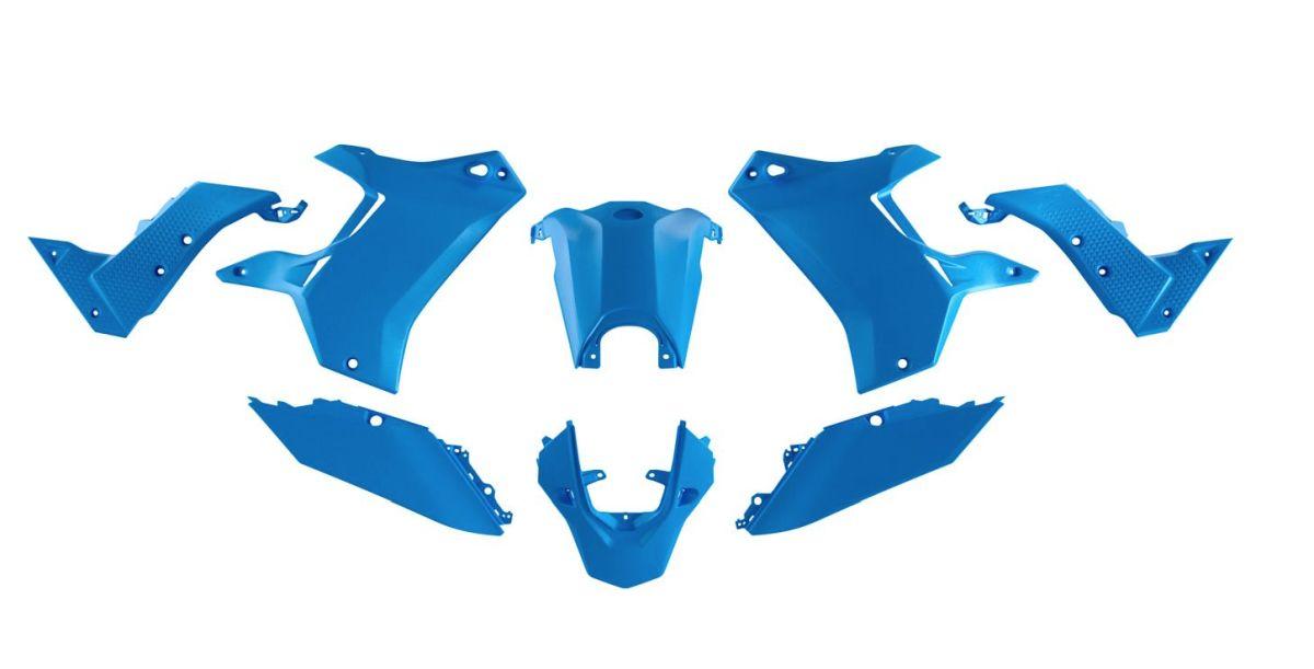 Verkleidungssatz Plastiksatz plastic kit passt an Yamaha Tenere 700 19-24 blau