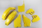 Verkleidungssatz Plastiksatz plastic kit passt an Suzuki Rm 125 1992 gelb