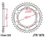Kettenrad 45 Z�hne sprocket passt an Suzuki Gsx-R 600 11-17 passt an Yamaha sw