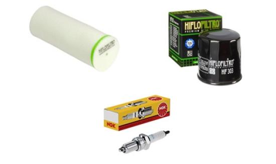 Wartungssatz �lfilterset Z�ndkerze spark splug passt an Yamaha Mwd 300 20-24