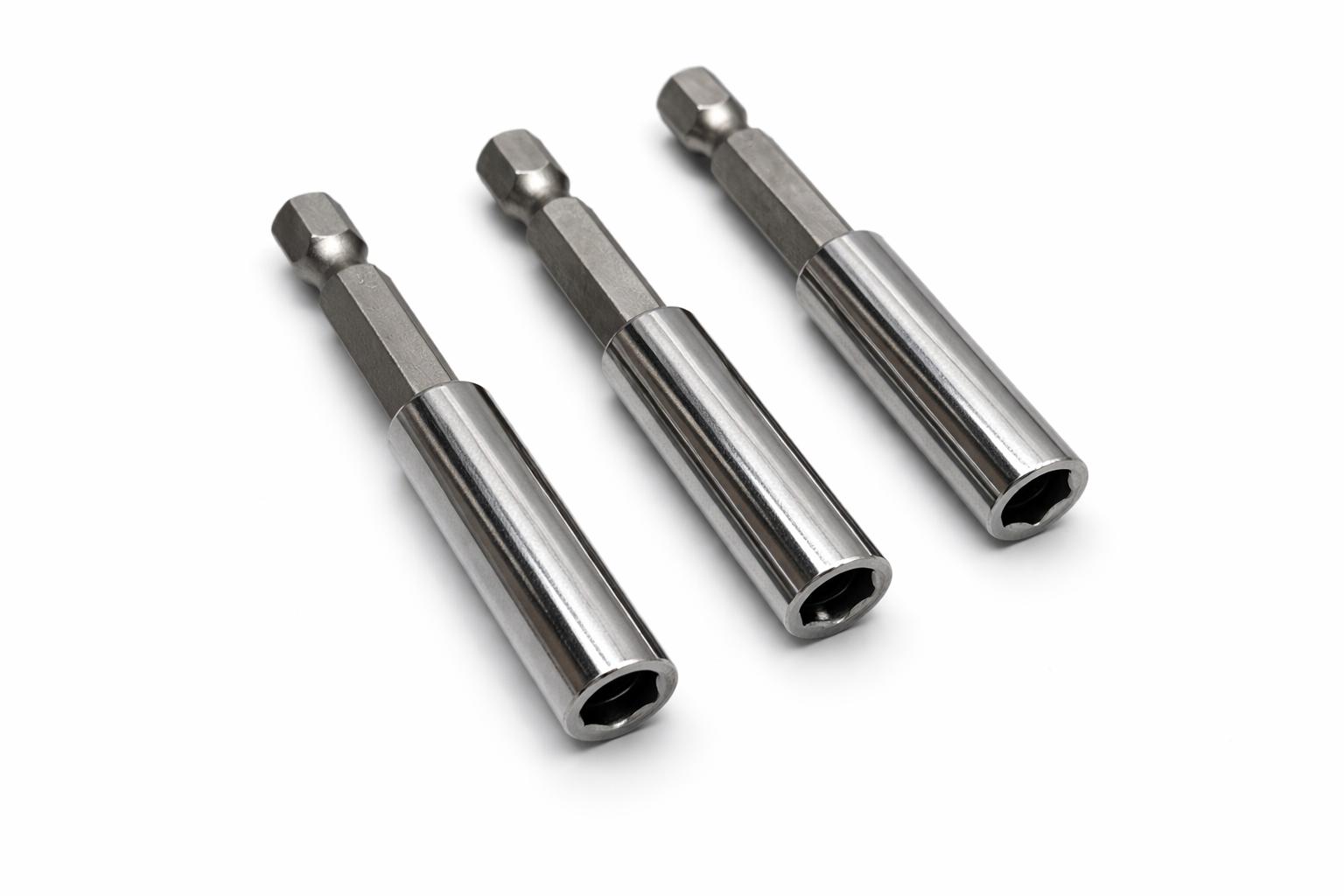 3x Biteinsatz Bit-Einsatz Bithalter Magnet Spannfutter Akkuschraube bit socket